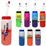 DA8067550 32 oz. Mood Sports Bottle with Flexible Straw and Full Color Digital Imprint